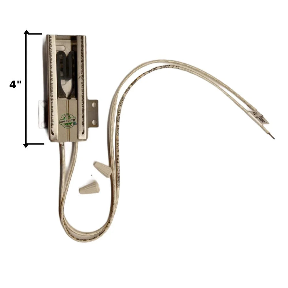 GlobPro WB02X4528 WB02X4600 WB02X8212 WB02X9998 Range Burner Ignitor 4" large approx. Replacement for and compatible with  WB02X4528 WB02X4600 WB02X8212 WB02X9998 Heavy
