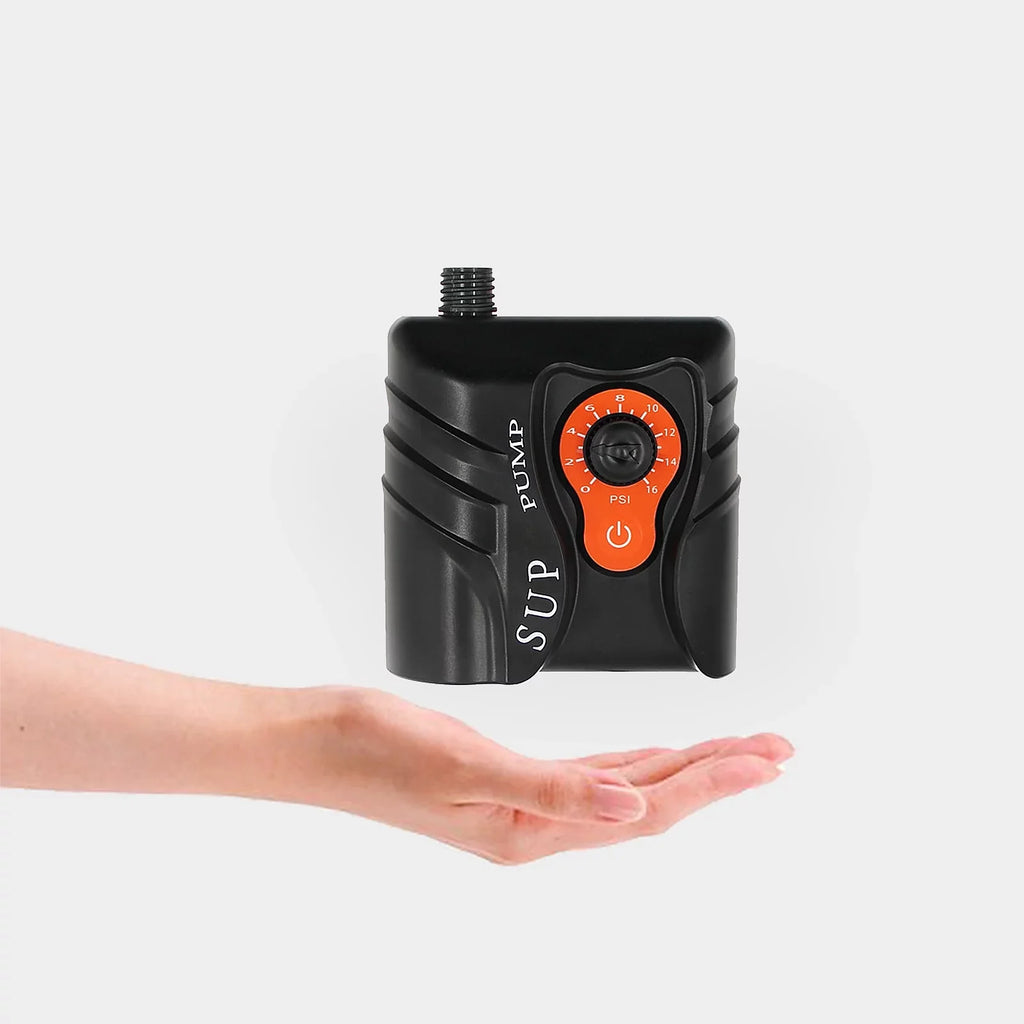 Anself Easy to Use 16  Electric Air Pump with 6 Nozzles for Inflatables and Boats,