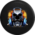 2018 2019 Wrangler  Backup Camera Skull Barbell Weightlifting Barbell Workout Gym Spare Tire Cover for Jeep  32 Inch