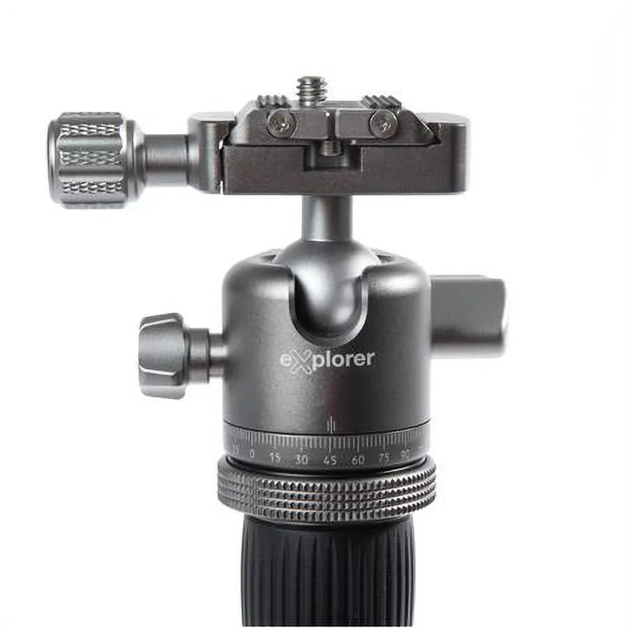 '- Voyager 5-Section Carbon Fiber Travel Tripod/Monopod with -25 Ball Head
