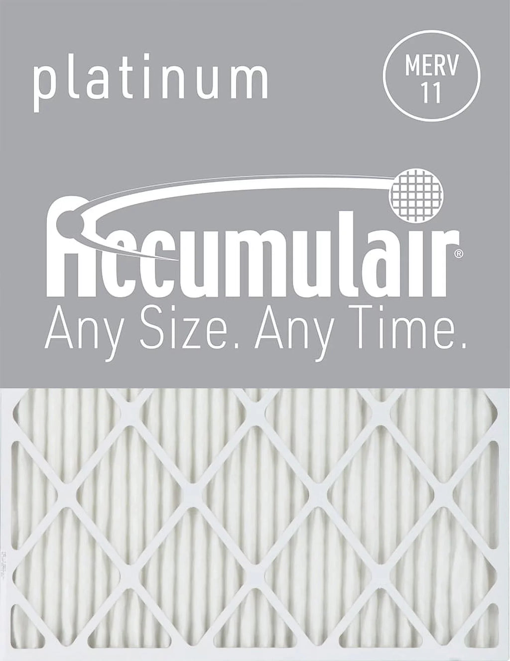Accumulair Platinum 16x25x4  11 Air Filters (6 Pack)
