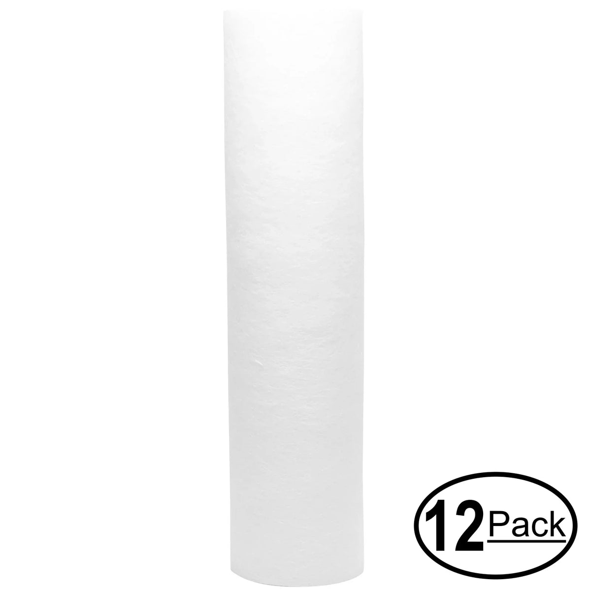 12-Pack Compatible with  Water Systems 200-- Polypropylene Sediment Filter - Universal 10-inch 5-Micron Cartridge for  Water 50 to 150  - System - Denali Pure Brand