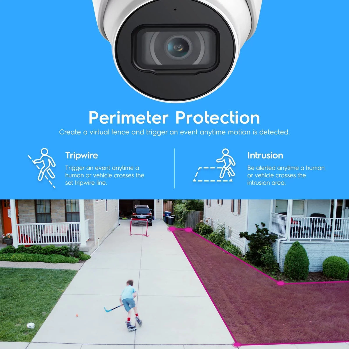 Amcrest 4K  Camera  Human/Vehicle Detection, UltraHD 8MP Outdoor Security Turret   Camera, 3840x2160, Wide Angle, IP67 Weatherproof, MicroSD, Built in Mic, White (IP8M-T2669EW-) (Used)