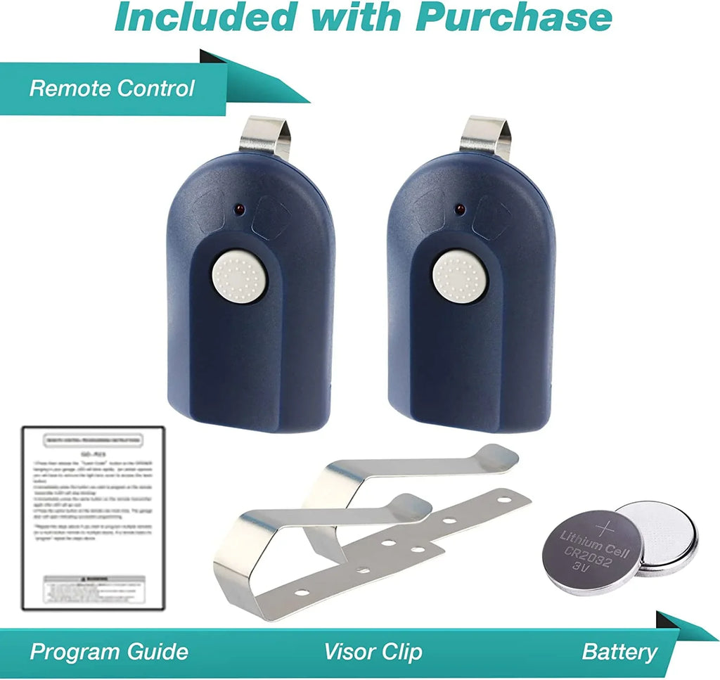 2 For Genie Garage Door Intellicode  Type 1 (Blue Shell)