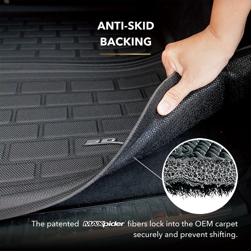 3D MAXpider  Cargo Liner () compatible with  Q7 (4M)/SQ7 (4M) 2017-2024 - Cargo Liner