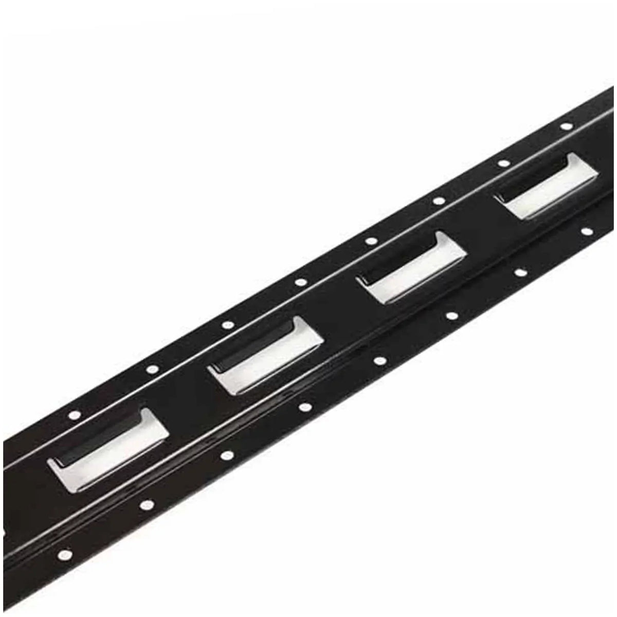 " Cargo Mall Four 8-ft E-Track Rails, Vertical Powder Coated TieDowns | Long Heavy Duty Steel Etrack Rails for Trucks, Trailers"