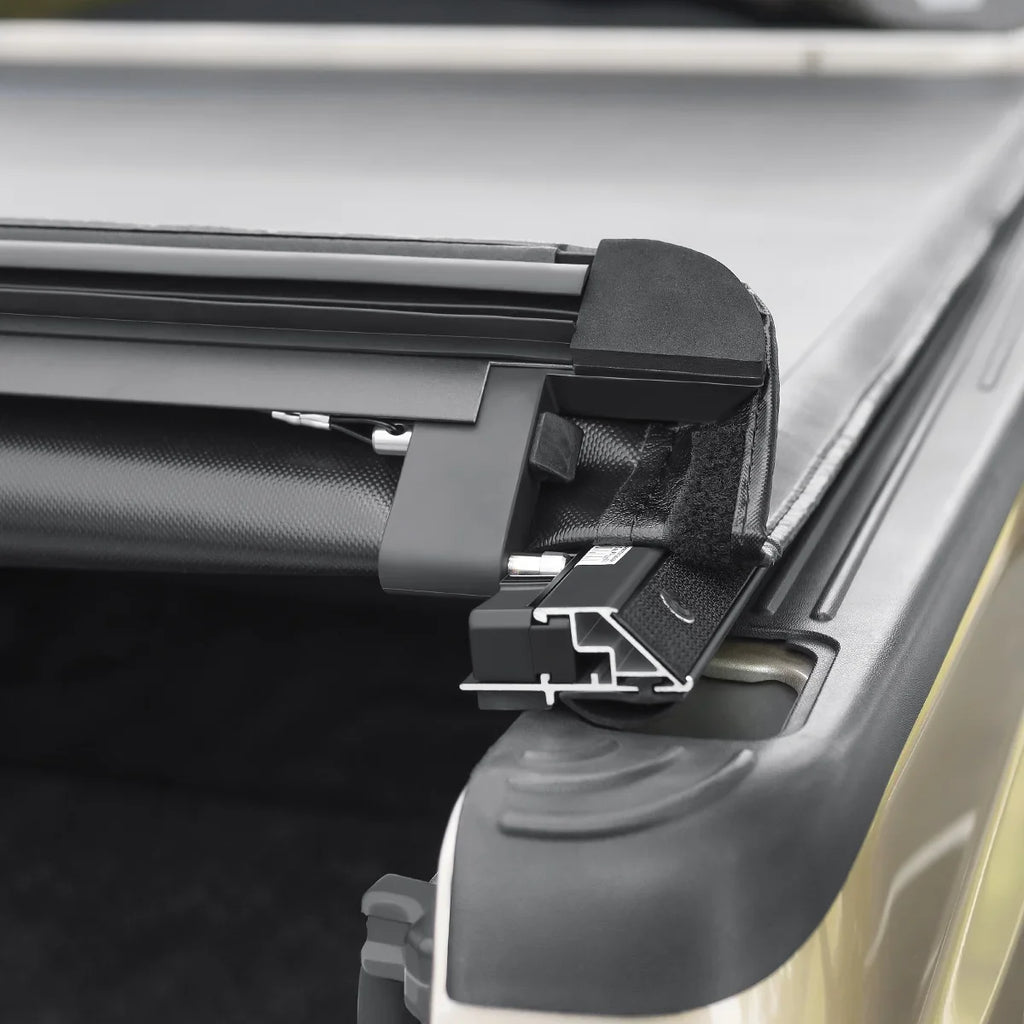 Auto Drive Soft Roll up Truck Bed Tonneau Cover Fits 94-10 Dodge Ram 1500 2500 3500 / 11-18 Ram 1500 2500 3500 8Ft Bed