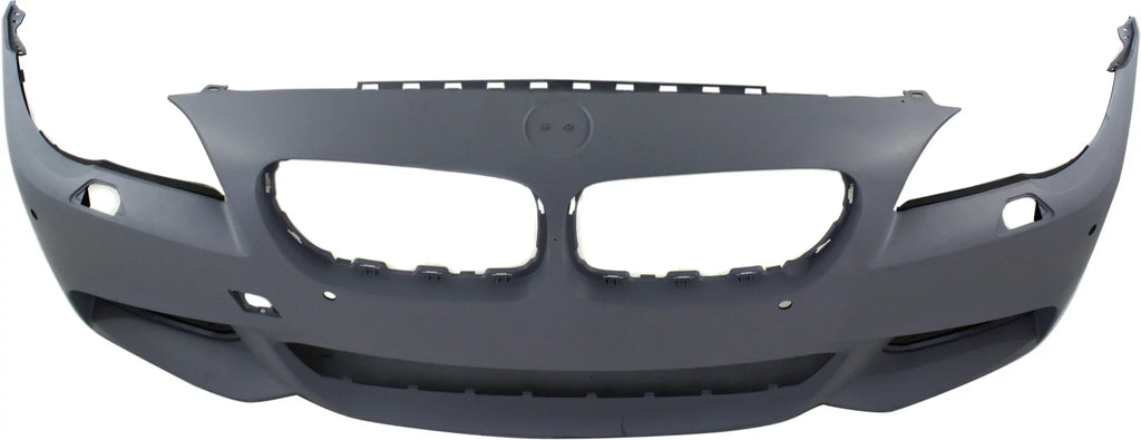 Front   Compatible For  5-Series 2011-2013 Primed with M Pkg with  Sensor Holes with Side View Camera Sedan
