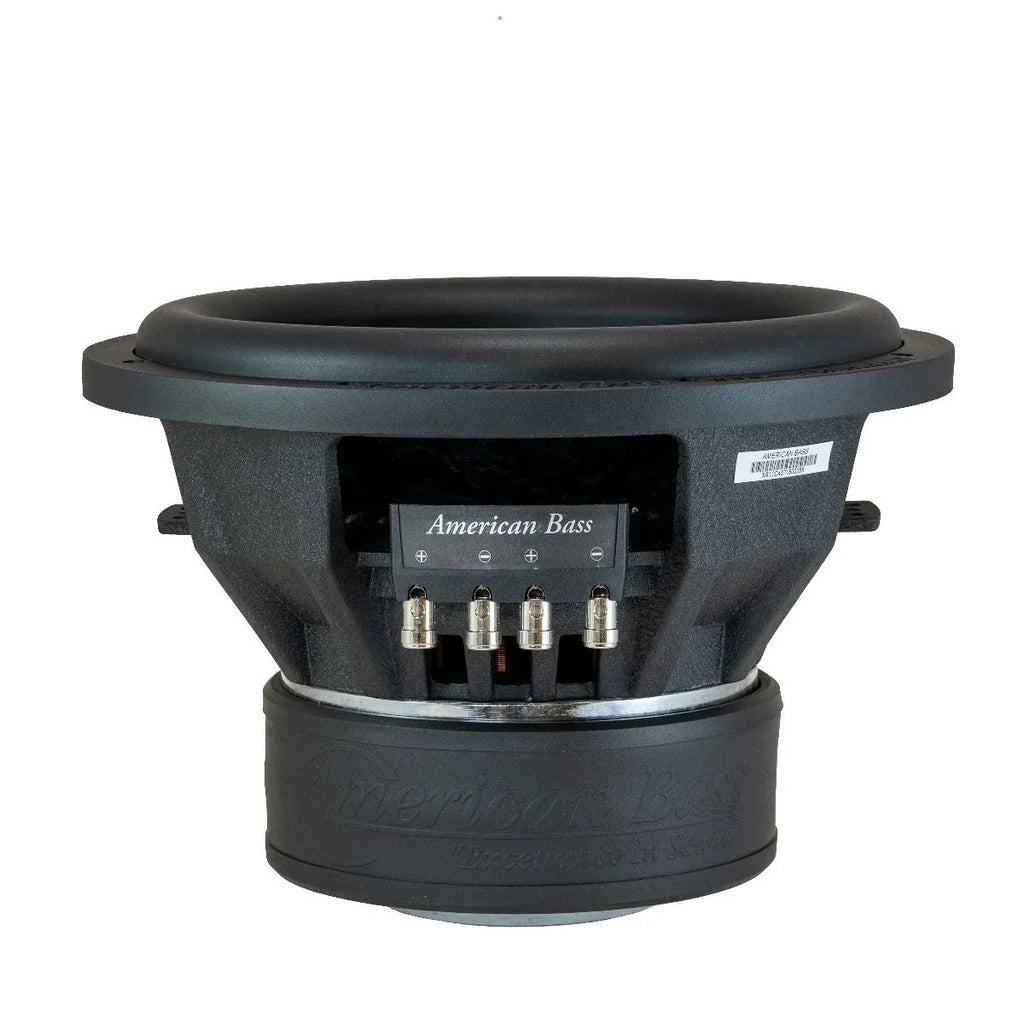 American Bass  12 D4 12 Inch Dual 4 Ohm Voice Coil 2400 Watt Subwoofer
