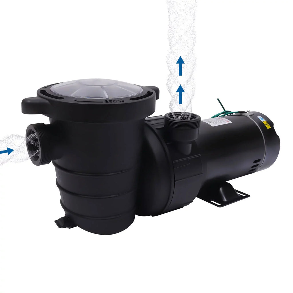 1.5HP 92GPM Above Ground  Swimming Pool Pump w/Strainer Filter 3450rpm 1100 W