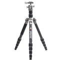'- Voyager 5-Section Carbon Fiber Travel Tripod/Monopod with -25 Ball Head