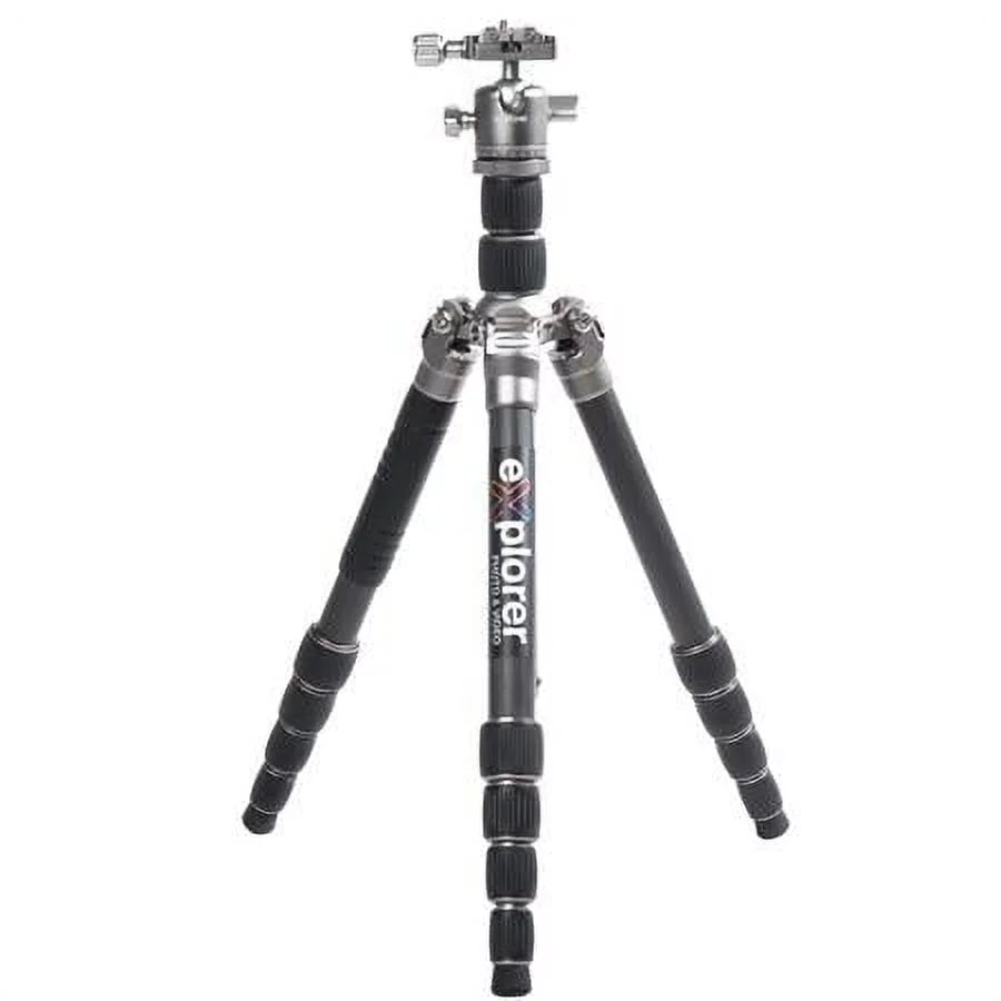 '- Voyager 5-Section Carbon Fiber Travel Tripod/Monopod with -25 Ball Head