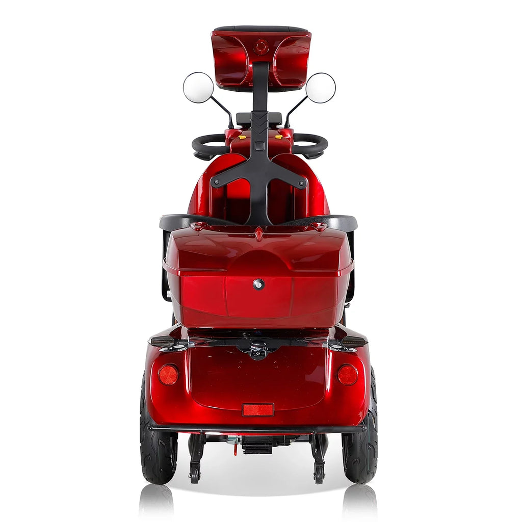 Fat tire scooter with comfortable seat and adjust seat and front handle 800W Powerful 4-Wheel Eletric Scooter