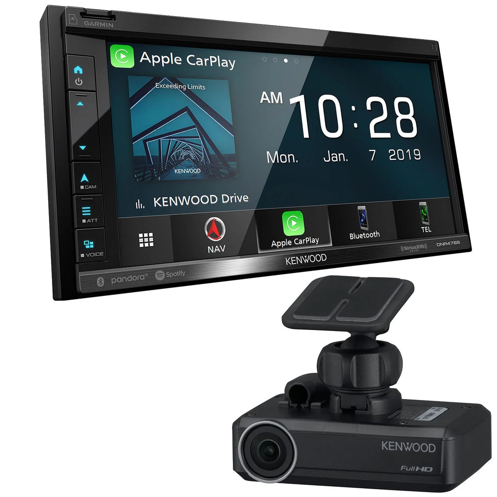 Kenwood DNR476S Digital Multimedia/Navigation Receiver with a Kenwood -N520 Drive Recorder