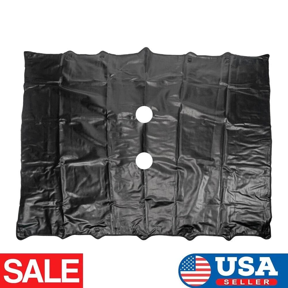 Durable Leather Top Sunshade Protection for Jeep Wrangler   07-18 - Effortless Installation, Superior Sun Protection