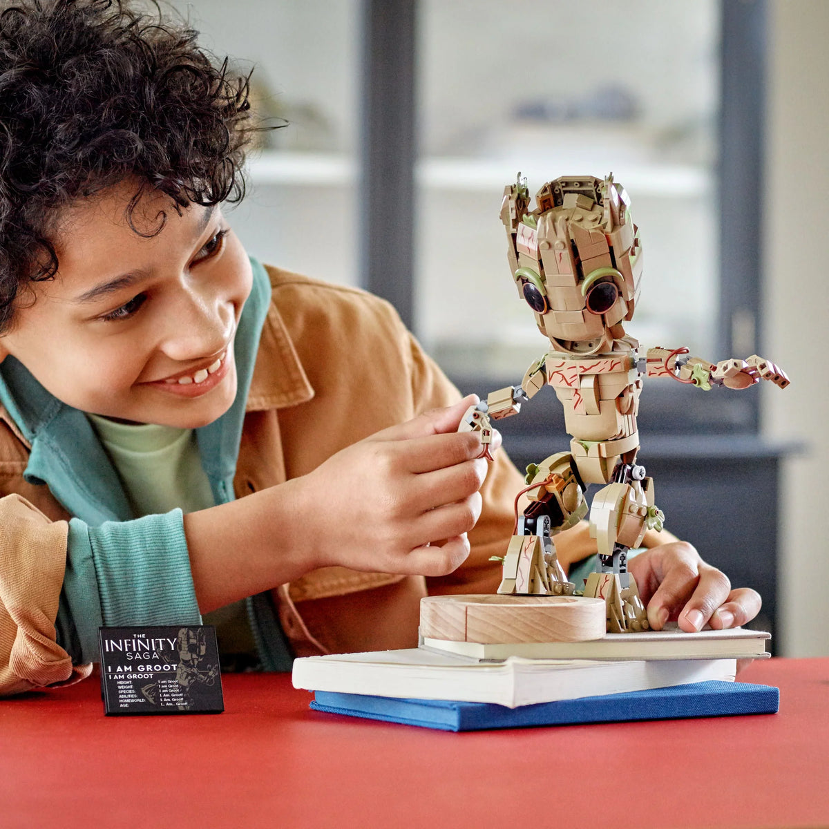 Marvel I am Groot Buildable Toy, 76217 Guardians of the Galaxy 2 Set, Collectable Baby Groot Model Figure, Gift Idea