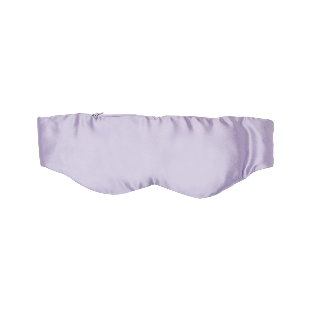 ConairCare® 2 pc Weighted Satin Eye Mask w/ Matching Drawstring Storage Bag Lavendar TS145X