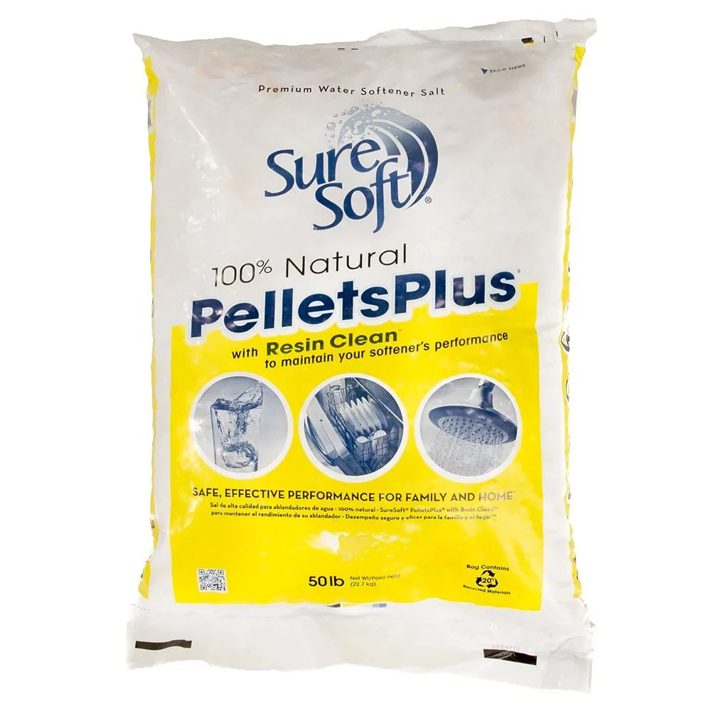 '-1931 Water Softener Salt Pellets, 50 Lb. Bag - Lot of 49