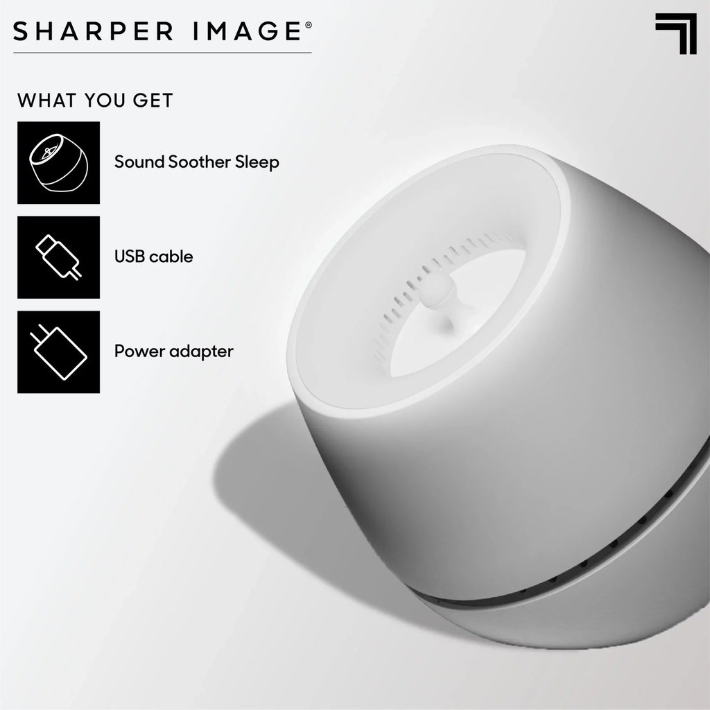 Sharper Image® Sound Soother Wind, White Noise Machine With  Glow