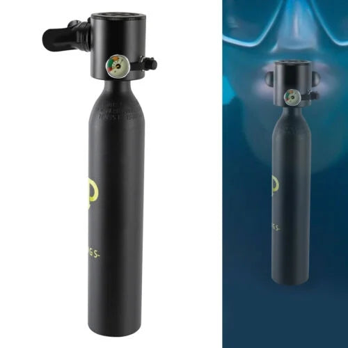 0.13gal Mini Scuba Tank Dive Diving Underwater Breath Device Cylinder Oxygen Set