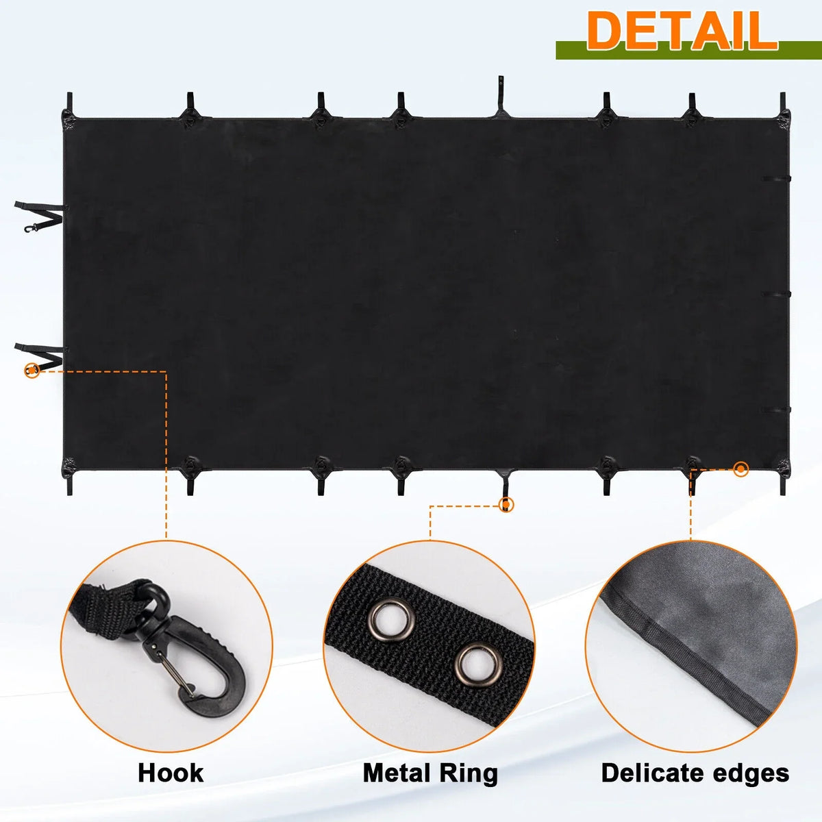 Soft Top Bikini Top Cover for Jeep Wrangler  2007-2017 2-Door Extended  Leather Anti- Top Roof Black