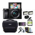 Sony Alpha a6100 -C Mirrorless Camera with 16-50mm Lens Bundle