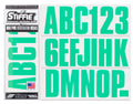 Uniline SeaFoam Green 3" Alpha-Numeric Identification Custom Kit Registration Numbers & Letters Marine Stickers Decals for Boats & Personal Watercraft