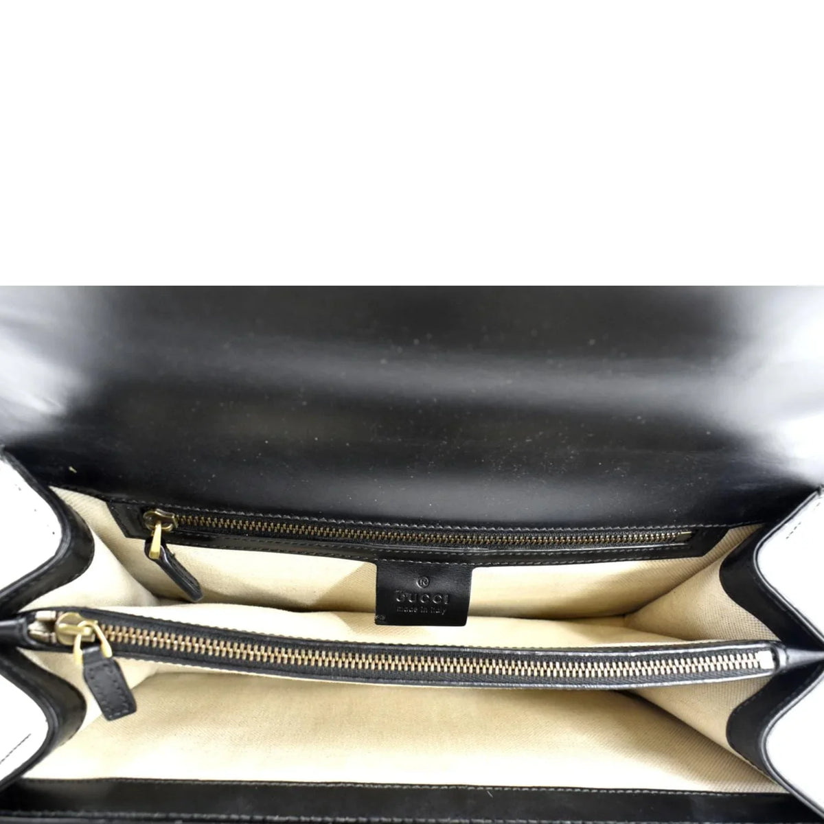 Pre-owned  Knight Malaga Kid Heart Medium Leather Crossbody Bag Black 431777