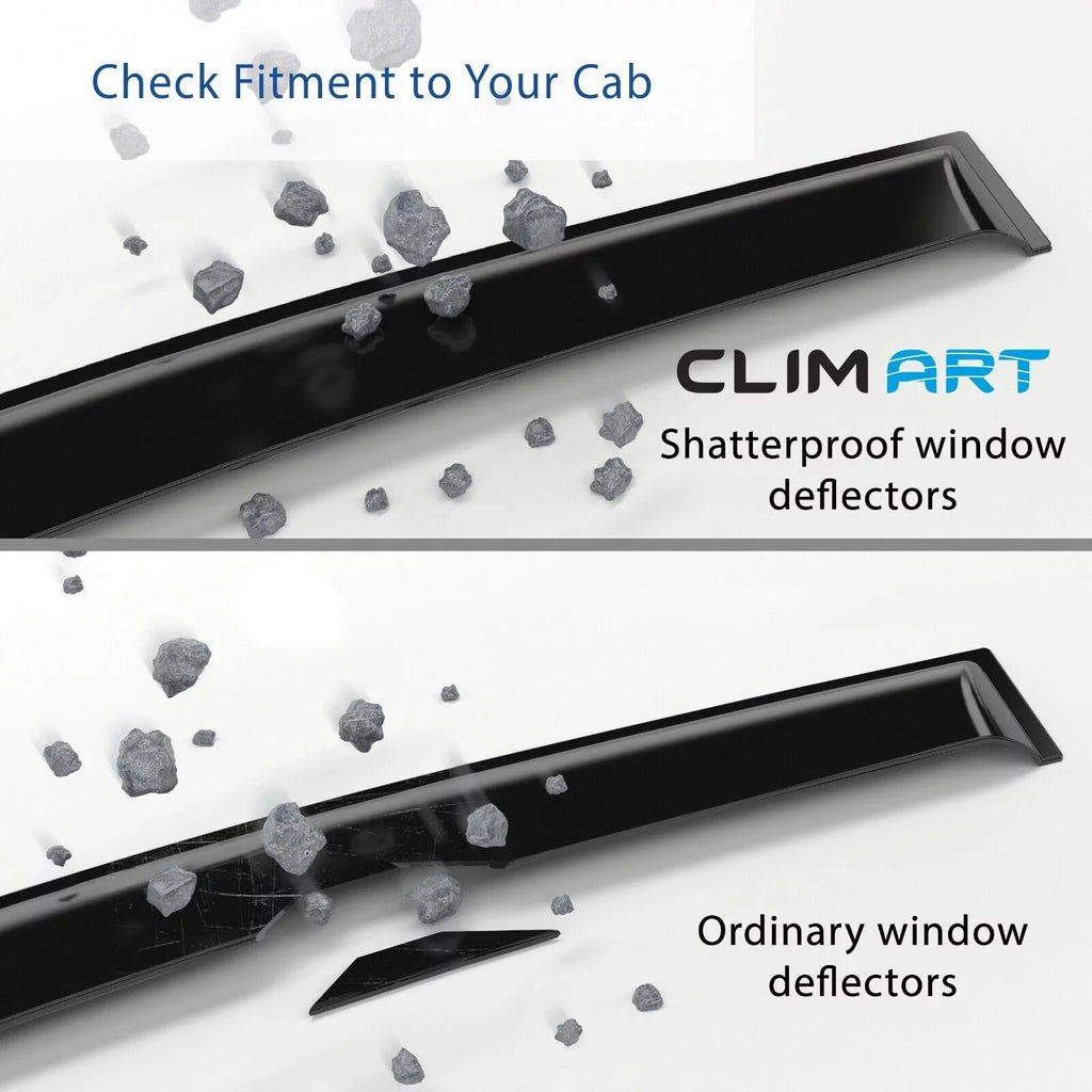 in-Channel Incredibly Durable Rain Guards for Buick Encore 2013-2023, Original Window Deflectors, Vent Window Visors, Vent Deflector, 4 pcs. - 613268