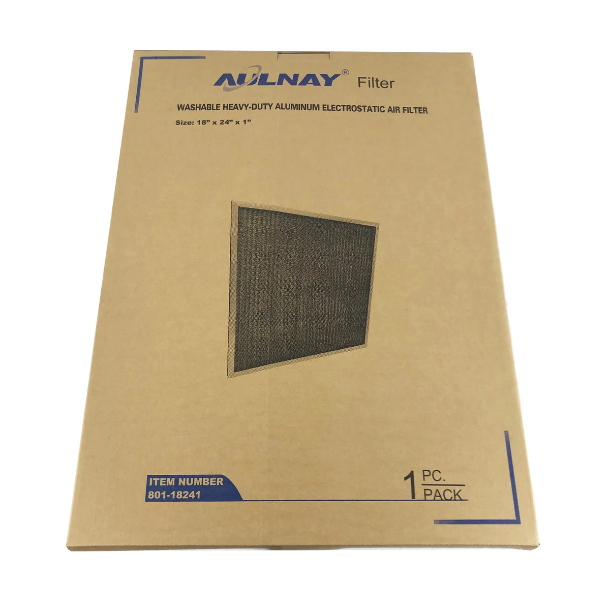 Aulnay Aluminum Electrostatic Air Filter (18" x 24" x1"), Furnace Central  Filter, Washable Metal  Air Filter