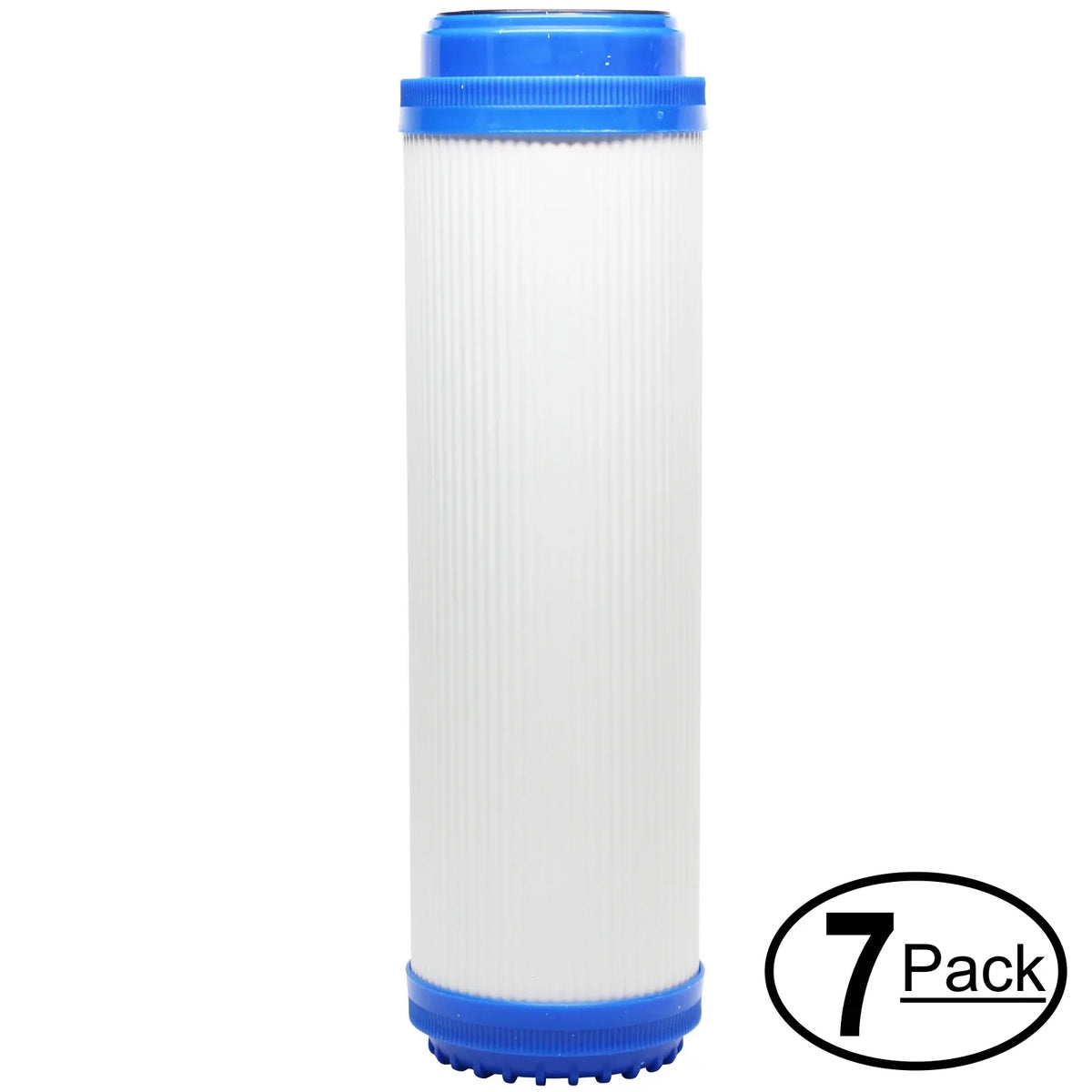7-Pack Replacement for Flow Pur -D Granular Activated Carbon Filter - Universal 10-inch Cartridge for Flow Pur Double canister Under Counter Drinking Water Units - Denali Pure Brand