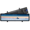 5MP 12" Mirror Dash Cam- Vantop H812  Front and Rear Mirror Dash Cam with Built-in  and Voice Control