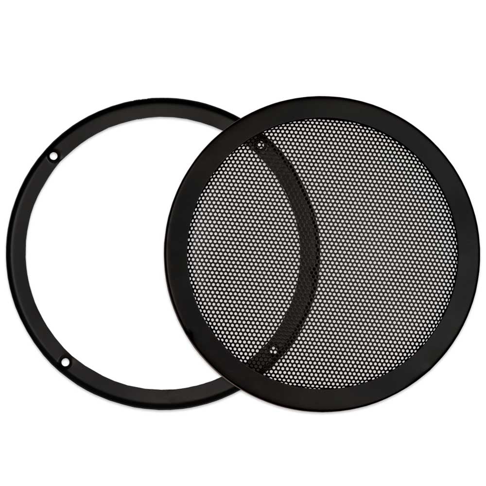 2 Goldwood Sound -M8 Heavy Duty Steel Mesh Snap On Woofer Grills for 8" Speakers