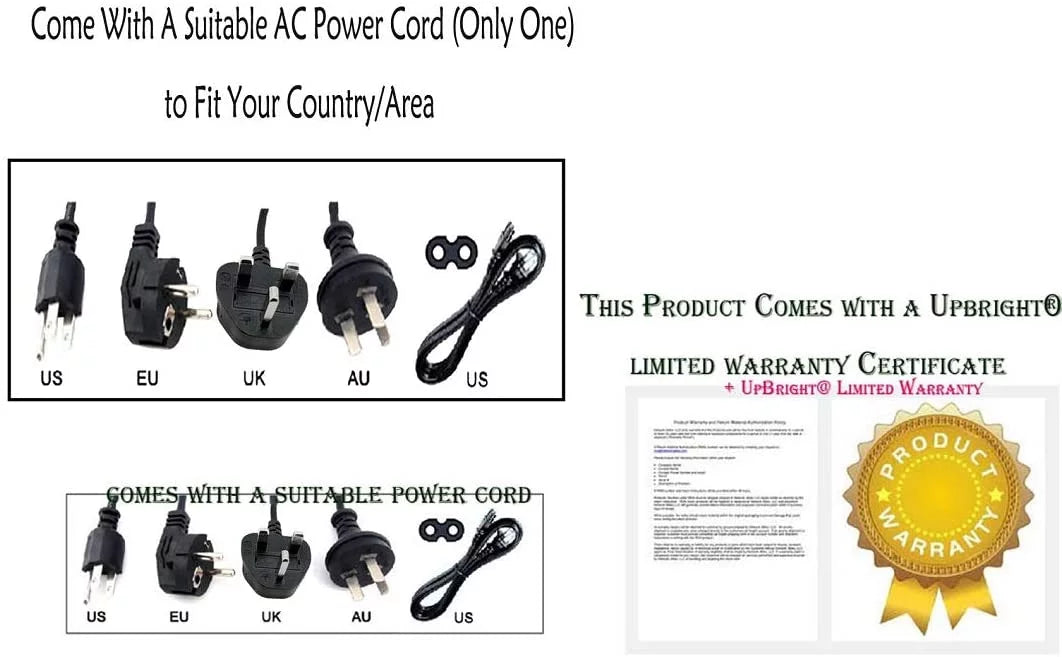 Adapter For Polaroid -0720 Digital picture frame Power Supply Cord Cable Charger