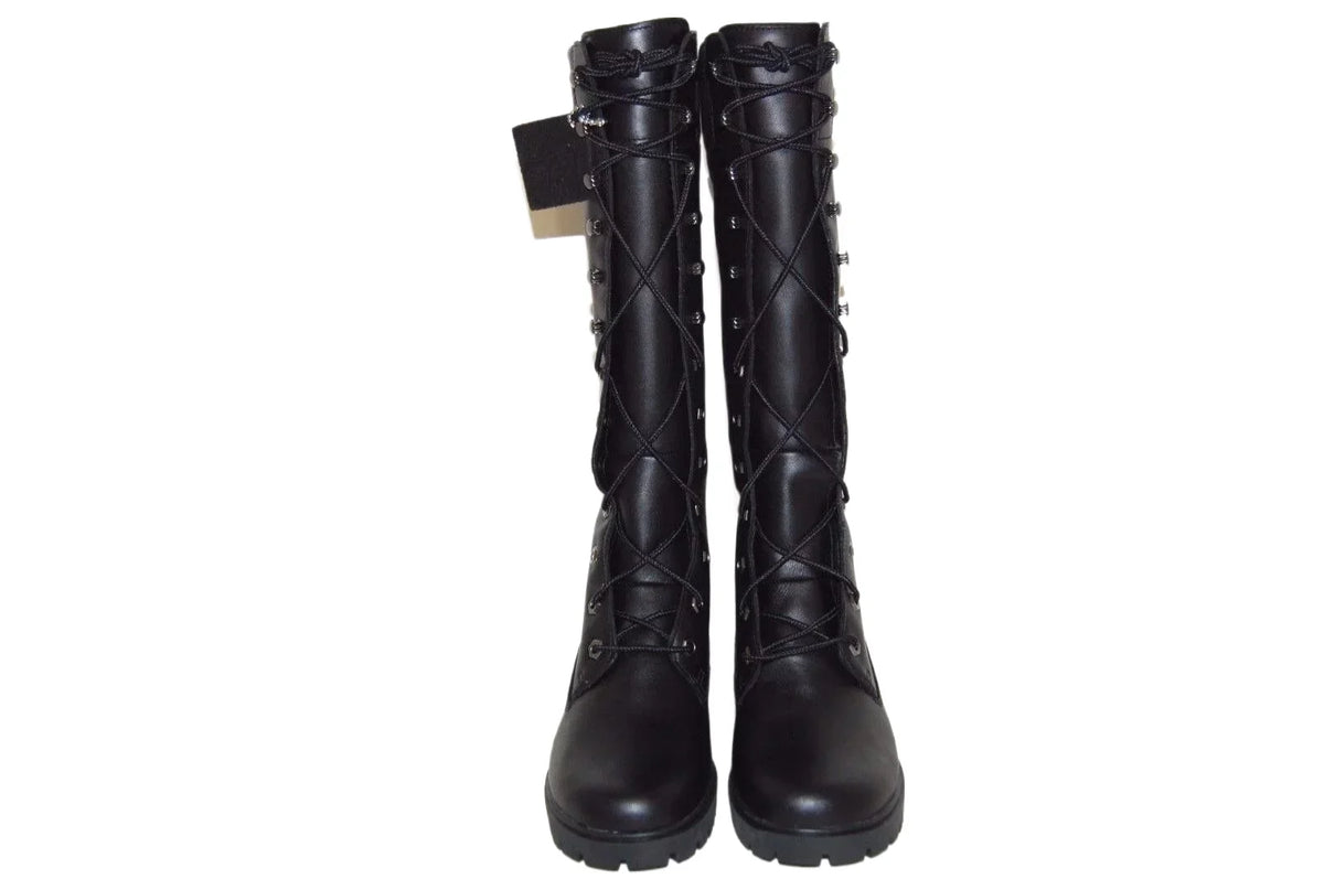 Timberland Women Premium 14 Inch Black Medium Leather Boot 28398  Size 5