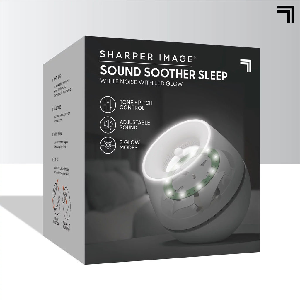 Sharper Image® Sound Soother Wind, White Noise Machine With  Glow