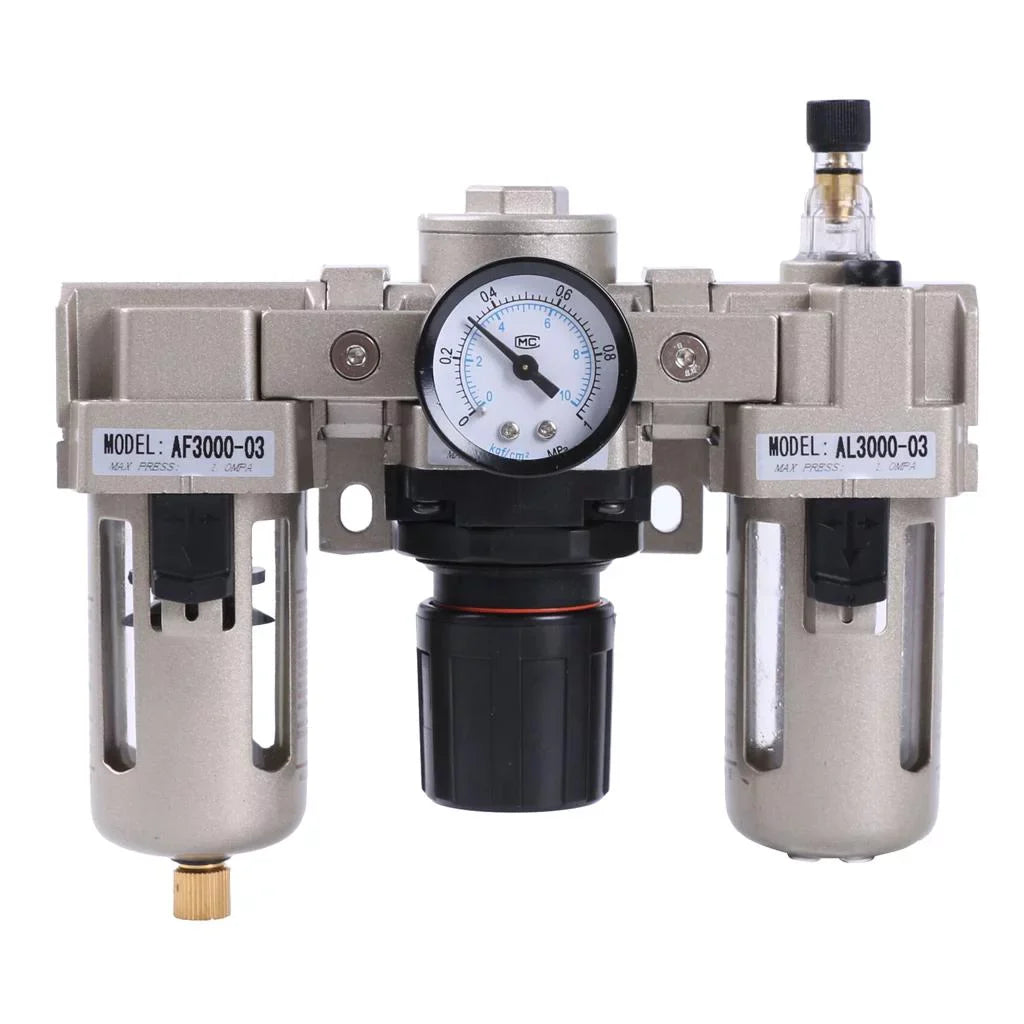 AC3000-03 Air Regulator Filter Water Oiler Lubricator Gauge Compressor