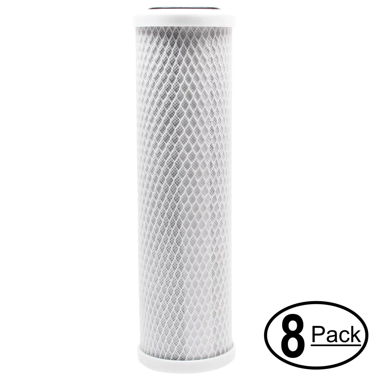 8-Pack Replacement for   -CT20CL Activated Carbon Block Filter - Universal 10 inch Filter for        - Denali Pure Brand