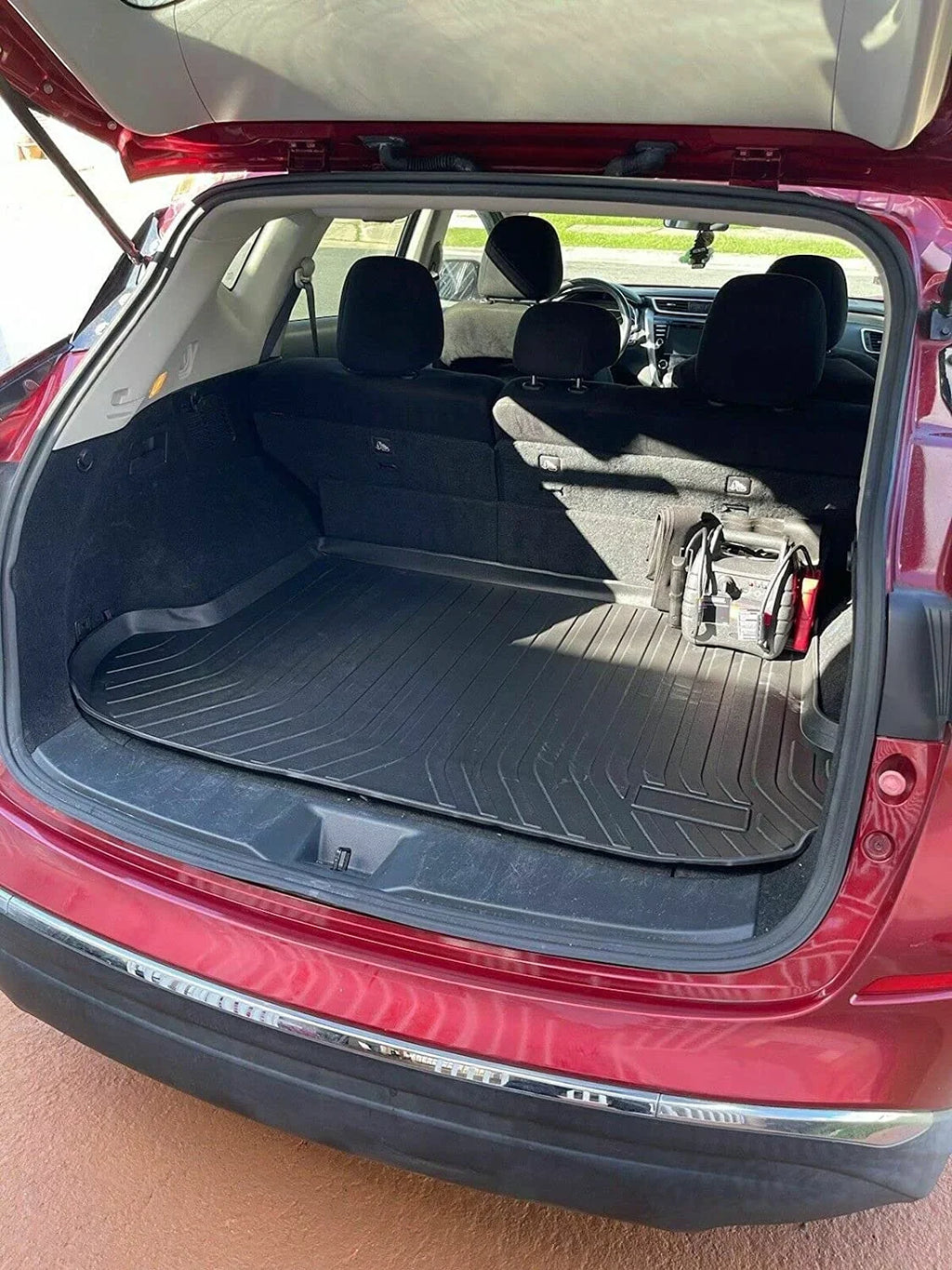 Cargo Liner – Trunk Mat for Nissan Murano 2015-2024 – Weather-Resistant Trunk Mats for Cars with Raised Lip – Non-Slip Car Trunk Mat Rubber – Easy to Install – Laser Pre-Cut Design