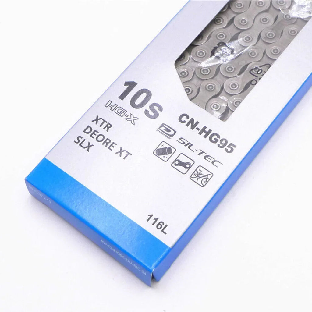 Shimano 10 Speed Chain Deore  -HG95 -X Dyna-Sys  Bike Chains 116 Links