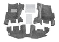 BedRug by RealTruck Front 3Pc Floorr Kit (w/o Center Console)-Heat Shields Compatible with select: 1997-2005 Jeep Wrangler / , 2006 Jeep Wrangler /  X