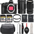 Nikon Z5 Mirrorless with 24-200mm f/4-6.3  Lens + 24mm f/1.8 S Lens + 64GB Storage +  Filter + Backup Battery + Case + Cleaning Kit - International Version