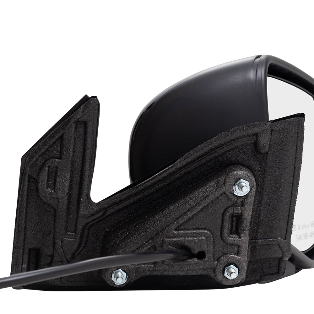 Brock Aftermarket Replacement Passenger Right Power Door Mirror Assembly Paint To Match Black Manual Folding With Heat Without Signal-Memory-Auto Dimming-Side View Camera