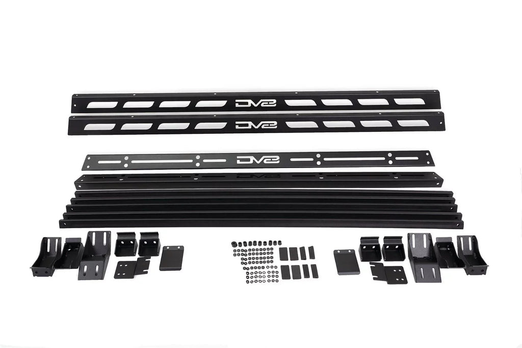 DV8 Offroad RRJK03 Full Length Roof Rack for Jeep Wrangler  2007 - 2018