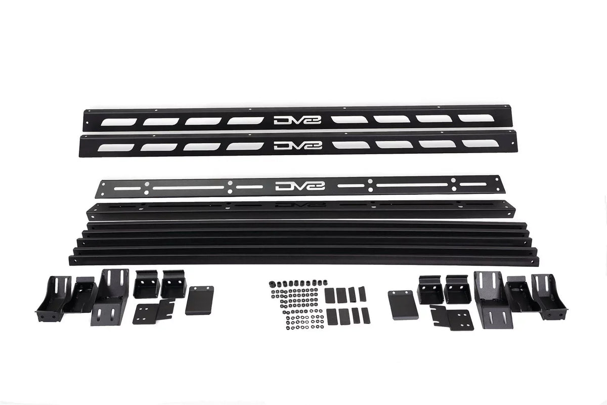 DV8 Offroad RRJK03 Full Length Roof Rack for Jeep Wrangler  2007 - 2018