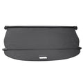 Ikon Motorsports Cargo Cover Compatible With 2021-2023 Nissan Rogue All Models  & Aluminum Rod Black Security Rear Trunk Cover Security Retractable Shield