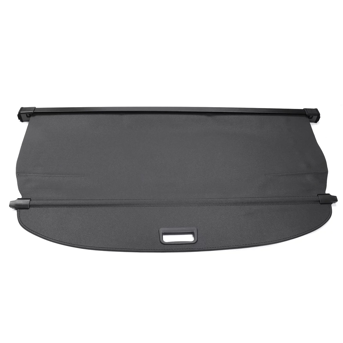 Ikon Motorsports Cargo Cover Compatible With 2021-2023 Nissan Rogue All Models  & Aluminum Rod Black Security Rear Trunk Cover Security Retractable Shield