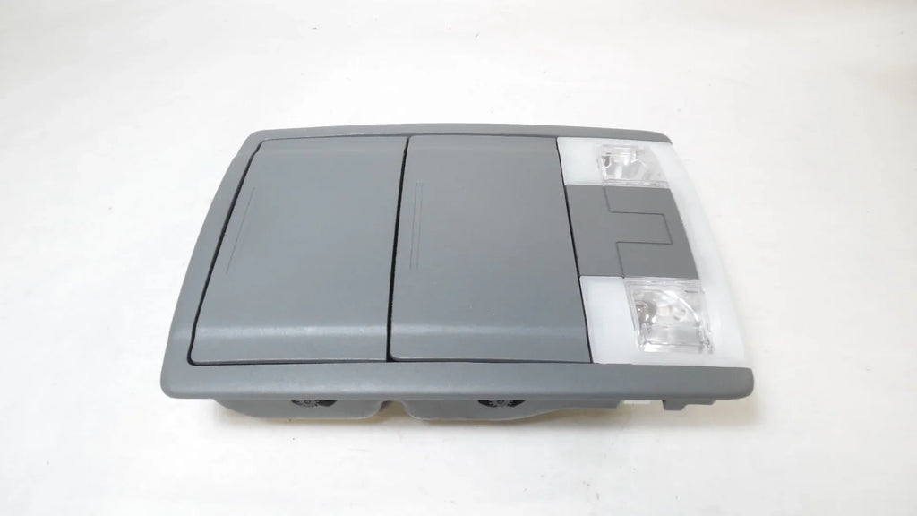 Pre-Owned 2009-2014 Ford F150 Overhead Ceiling Roof Console Double Bin Gray  (Good)