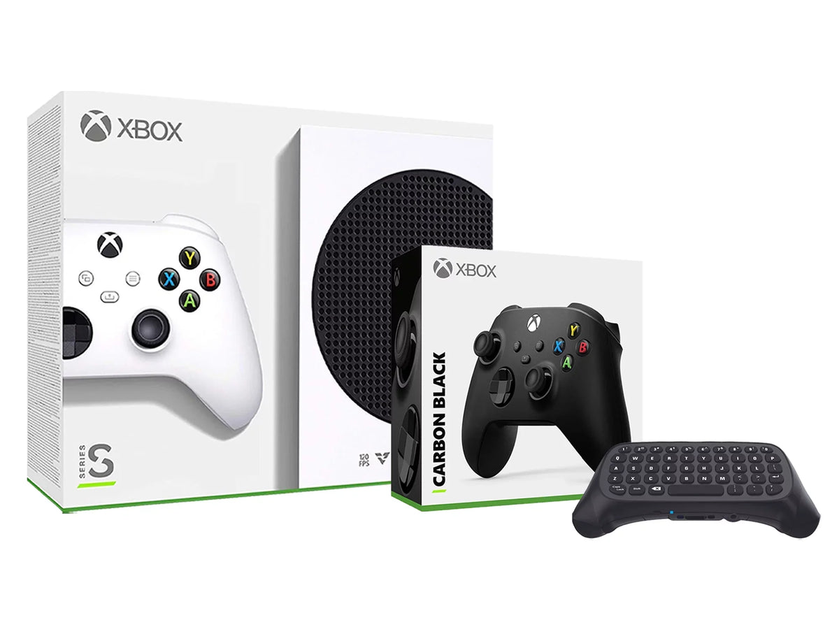 Microsoft Xbox Series S 512GB All-Digital Console with Extra Carbon Black Controller and Wireless Controller Keypad