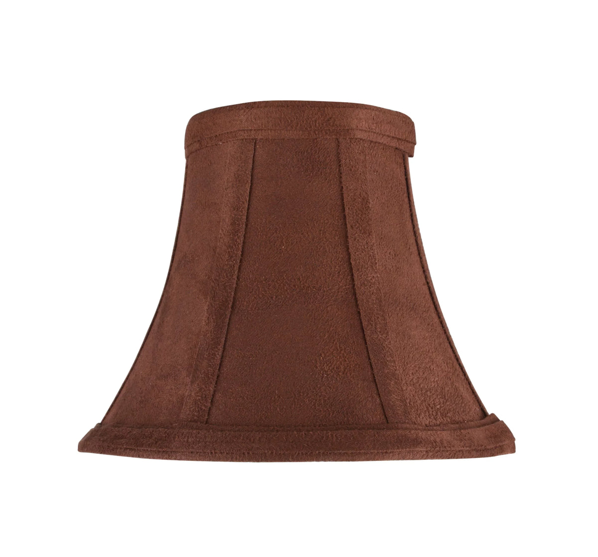 Aspen Creative Corporation 6'' Suede Bell Candelabra Shade (Set of 9)